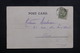 PORT SAÏD - Affranchissement Type Blanc De Port Saïd Sur Carte Postale En 1903 Pour Paris - L 40963 - Lettres & Documents