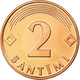 Monnaie, Latvia, 2 Santimi, 1992, SPL, Copper Clad Steel, KM:21 - Latvia