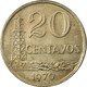 Monnaie, Brésil, 20 Centavos, 1970, TB+, Copper-nickel, KM:579.2 - Brasile
