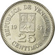 Monnaie, Venezuela, 25 Centimos, 1987, Werdohl, TTB, Nickel, KM:50.2 - Venezuela