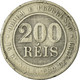 Monnaie, Brésil, 200 Reis, 1889, TB, Copper-nickel, KM:493 - Brésil