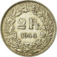 Monnaie, Suisse, 2 Francs, 1944, Bern, TB+, Argent, KM:21 - Autres & Non Classés