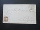 AD Sachsen 1865 Nr. 18 EF Stempel K2 Dresden Nach Coblenz Gesendet Ausgabe No 3 - Sachsen