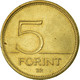 Monnaie, Hongrie, 5 Forint, 1993, Budapest, TB+, Nickel-brass, KM:694 - Hongrie