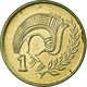 Monnaie, Chypre, Cent, 1991, TTB, Nickel-brass, KM:53.3 - Cyprus