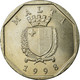 Monnaie, Malte, 50 Cents, 1998, SUP, Copper-nickel, KM:98 - Malta