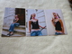 LOT DE 3 REPRODUCTIONS PHOTOS ...BELLE FEMME.. - Personen