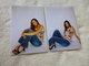 LOT DE 2 REPRODUCTIONS PHOTOS ...JEUNE FEMME POSANT - Pin-Ups