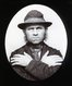 PORTRAITURE Gent Unusual Pose ENGLAND C.1900 - Magic Lantern Slide (lanterne Magique) - Plaques De Verre