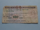 Banca S. PAOLO - BRESCIA Assegno Circolare : Lire Cento 100 ( 103552287 ) 1 Ag 1977 ( For Grade, Please See Photo ) ! - A Identifier
