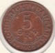 Denmark. 5 ORE 1908. Frederik VIII. KM# 806 - Dänemark