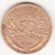 Afrique Occidentale Française. AOF. 50 Centimes 1944. Colonies Françaises. Bronze Aluminium - Autres – Afrique