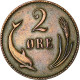 Monnaie, Danemark, Christian IX, 2 Öre, 1874, Copenhagen, TTB, Bronze, KM:793.1 - Danemark