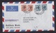 Iraq: Airmail Cover To Germany, 1950s, 4 Stamps, King, Overprint, Censor Cancel At Back, Sent By Bank (roughly Opened) - Iraq