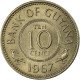 Monnaie, Guyana, 10 Cents, 1967, TTB, Copper-nickel, KM:33 - Guyana