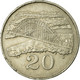 Monnaie, Zimbabwe, 20 Cents, 1980, TB+, Copper-nickel, KM:4 - Zimbabwe