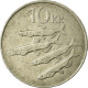 Monnaie, Iceland, 10 Kronur, 1984, TB+, Copper-nickel, KM:29.1 - Islande