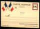 1939 - Carte Aux Drapeaux En Franchise Militaire - Autorisé Par La Censure Du 12 Septembre 1939 - Guerre De 1939-45