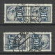 ESTLAND Estonia 1922 Michel 39 A Type IV (vertically Striped Paper) As Pairs O NB! - Estonia