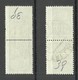 ESTLAND Estonia 1922 Michel 39 A Type IV (vertically Striped Paper) As Pairs O NB! - Estonie