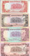 SUDAN 5 10 20 50 POUNDS 1991 P-45 46 47 48 UNC SET */* - Sudan