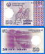 Tadjikistan 50 Dirams 1999 NEUF UNC Prefix DB Cheval Horse Tajikistan Asie Asia Dirhams Dirams Dirham - Tadjikistan