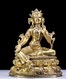 ​​​​​​​China Ancient Tibet Buddhism Copper Gilt Buddha Statue - Arte Orientale