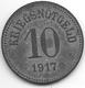 *notgeld Furth 10 Pfennig 1917 Zn  4613.1 / F 145.1a - Altri & Non Classificati