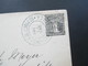 El Salvador 1897 GA Umschlag  K1 Foreign N.Y. Transit Via Panama - New York Schiffspost Mit Ak Stempel K1 Hannover - El Salvador