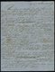 HAMBURG VORPHILA 1859, Fußpoststempel F.P. 20/2 Auf Forwarded-Letter Von Bogota (Kolumbien) Nach Hamburg, Prachtbrief, R - Autres & Non Classés