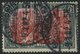 Dt. Reich 66II O, 1900, 5 M. Reichspost, Type II, Stempel SCHWERIN, Pracht, Fotoattest Jäschke-L., Mi. 500.- - Gebraucht