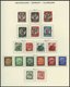 SAMMLUNGEN, LOTS O, Gestempelte Sammlung Dt. Reich Von 1933-45 Auf Schaubekseiten, Bis Auf Mi.Nr. 496-98, Bl. 2,3 Und Nr - Oblitérés