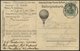 BALLON-FAHRTEN 1897-1916 26.6.1909, Oberrheinischer Verein Der Luftschiffahrt Strassburg, Abwurf Vom Ballon STRASSBURG M - Montgolfières
