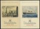 DEUTSCHE SCHIFFSPOST 1936, 7 Verschiedene KDF- Tagesveranstaltungskarten, Inklusive Speisenfolge Von Bord DER DEUTSCHE , - Maritime