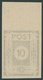 1945, 10 Pf. Mattgrau, Oberrrandstück, Postfrisch, Pracht, Fotobefund Dr. Jasch, Mi. 650.- -> Automatically Generated Tr - Sonstige & Ohne Zuordnung