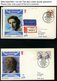 LOTS 1987-90, Wohl überkomplett Auf FDC`s, Dazu Diverse Einfache Briefe, über 250 Belege In 2 Dicken Briefalben, Fast Nu - Used Stamps