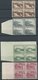 BELGIEN 270-75 VB **, 1929, Landschaften In Viererblocks, 5 Fr. Bogenecke Mit Inschrift, Postfrischer Prachtsatz, Mi. 36 - Sonstige & Ohne Zuordnung