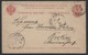 R40.Open International Letter. Post Office 1898 Warsaw Berlin. Russian Empire. - Briefe U. Dokumente