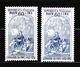 1952 Italia Italy Repubblica LEONARDO DA VINCI 2 Valori 60 Lire MNH** - Madonna