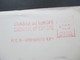 Frankreich 1960 Europa Roter Freistempel Conseil De L'Europe Umschlag DesCouncil Of Europe Drucksache - Briefe U. Dokumente
