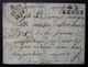 Besse En Chandesse 1829 (Puy De Dôme) Marque Noire 62/ BESSE Sur Jolie Petite Lettre Avec Taxe 8 En Bleu - 1801-1848: Vorläufer XIX
