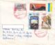 TELECOM, PLANE, POPE, POPULATION, STAMPS ON COVER, 1993, CHILE - Cile