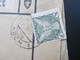 CSSR 1932 Streifbänder Auto Markt Gratisexemplar Stempel As 1 Asch (Sudetenland) Nach Schnepfau Fahrradhandlung - Cartas & Documentos