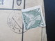 CSSR 1932 Streifbänder Auto Markt Gratisexemplar Stempel As 1 Asch (Sudetenland) Nach Schnepfau Fahrradhandlung - Brieven En Documenten