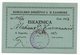 1923 YUGOSLAVIA, CROATIA, ZAGREB, SOKOL, MEMBERSHIP CARD - Documenti Storici