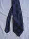Vintage - Cravate Noire Vêtements Sano Lavelanet Années 60 - Cravates