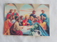 3d 3 D Lenticular Stereo Postcard Last Supper    A 203 - Stereoscope Cards