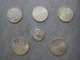 Lot Six Monnaies Argent (Napoléon III, Hercule, Marie Curie) - Lots & Kiloware - Coins