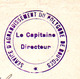 LETTRE EN FRANCHISE CACHET VIOLET SERVICE D'AGRANDISSEMENT DU POLYGONE DE BOURGES OBLI SAVIGNY EN SEPTAINE 31 - 7 -17 - Militaria