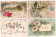 Lot 4 De 35 Cartes Postales Gaufrées , Fleurs , Souvenirs , Multivues , Tous Les Visuels Dans L'annonce - 5 - 99 Postcards